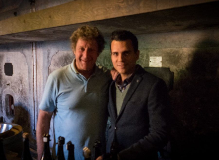 In the cellar with a grower