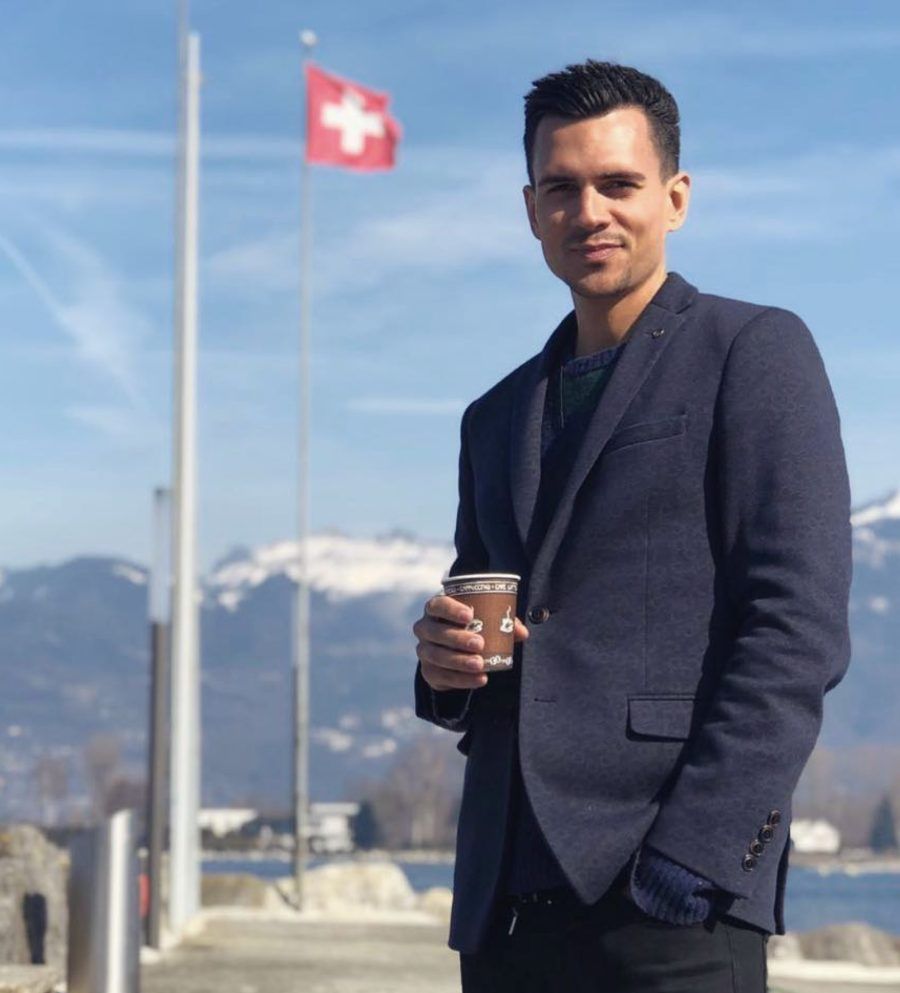 Cruz in Switzerland for a guest lecture